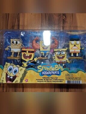 SpongeBob SquarePants Hall Of Fame 6-Figure Set NEW